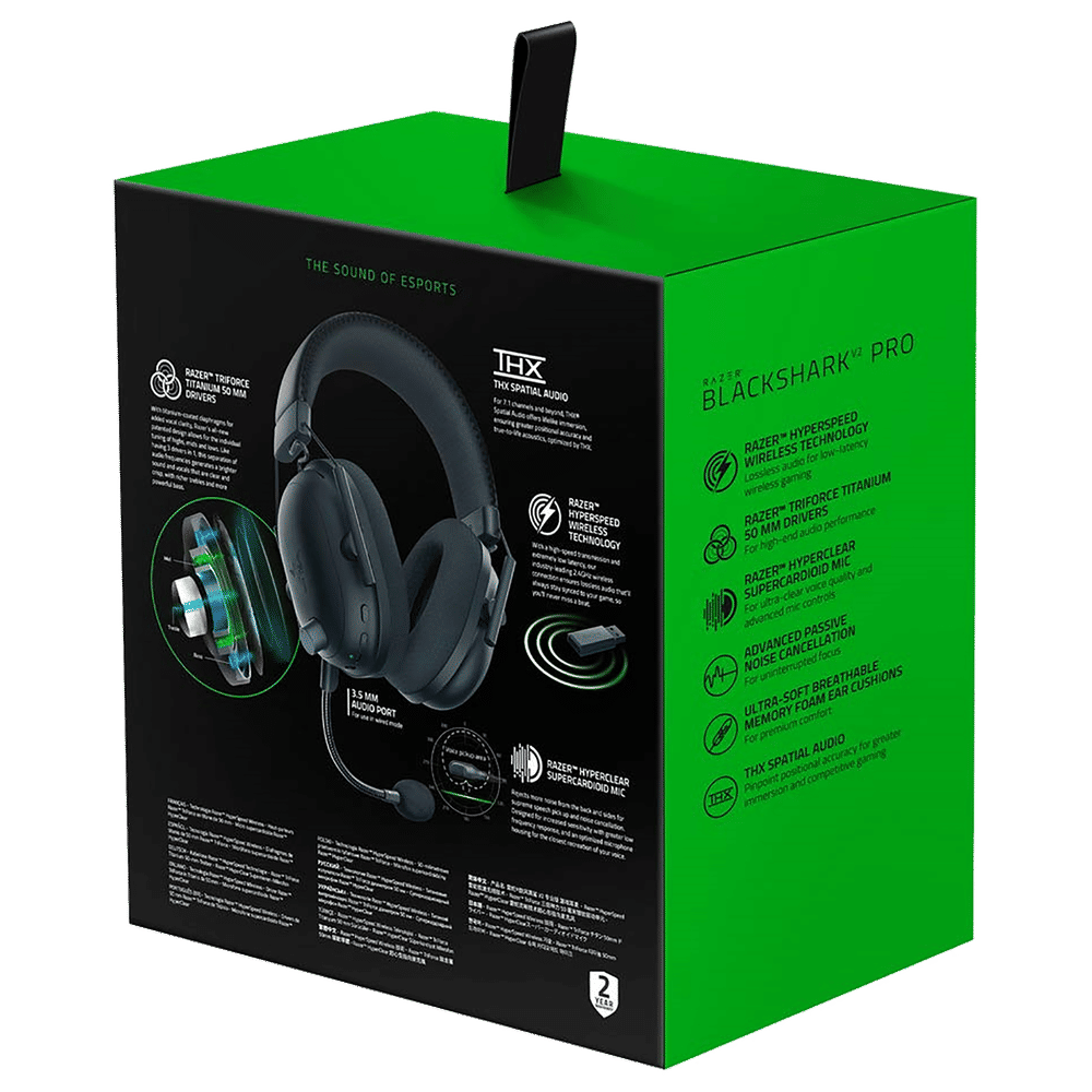 Buy Razer BlackShark V2 Pro RZ0403220100R3M1 Bluetooth Gaming Headset